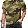 Camouflage Print Men's Tshirt Casual Comfortable Streetwear 3D Summer Outdoor Short Sleeve Crew Neck Sports Top Training T-shirt