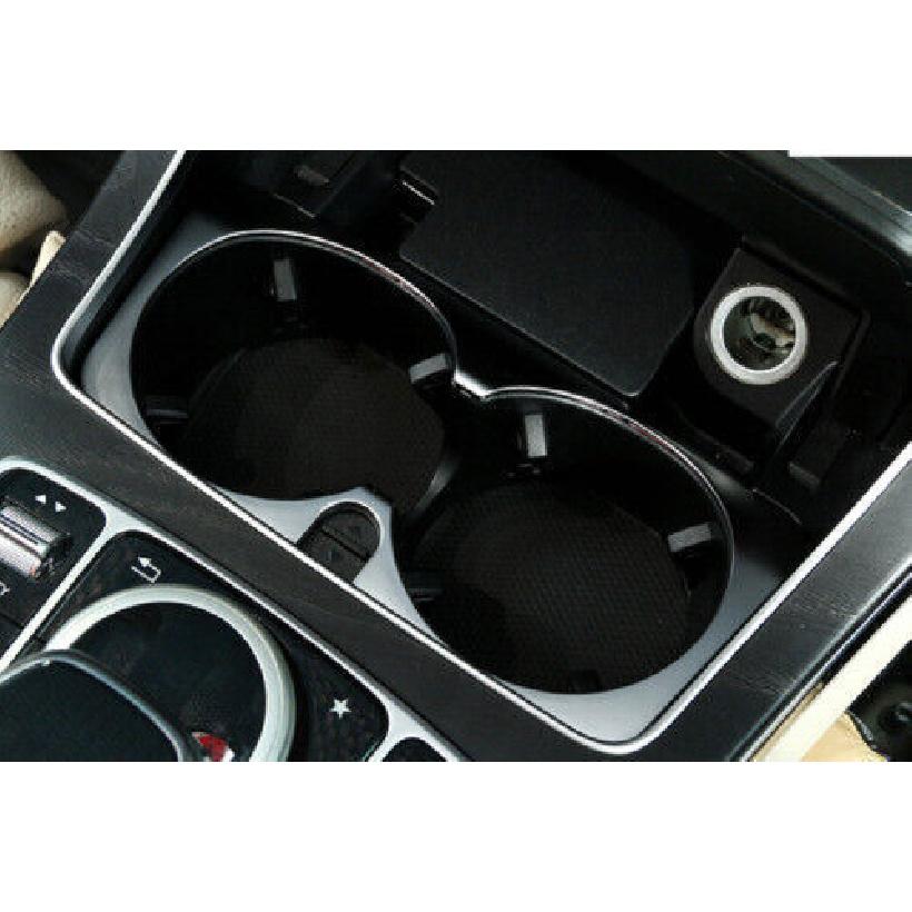 Fit For Benz GLC X253 2016- Cover Trim ABS Silver Central Console Water Cup