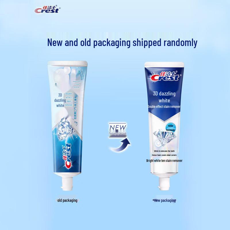 Crest 3D White Dual Effect Whitening Toothpaste