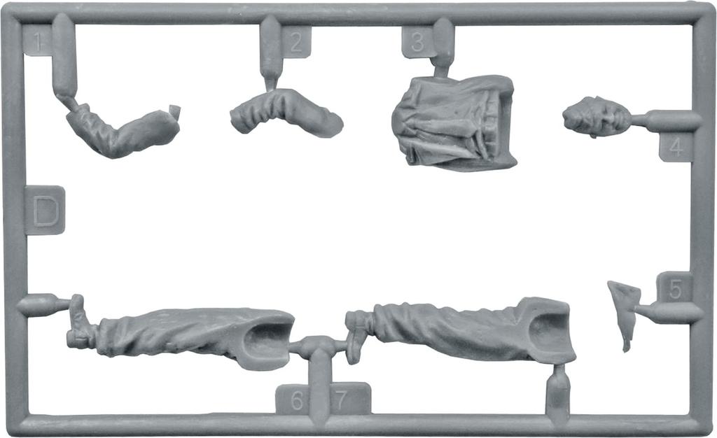 MiniArt Scale German Resting Tank Crew Figures Figures 1 Plastic Model Kit MA35198 1/35 (5 & Pig)