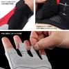 ROCKBROS Cycling for Motorcycles and Men and Women Gloves, Fingerless, Summer, Shock-Absorbing Padded, Breathable, Non-Slip, Bicycles,