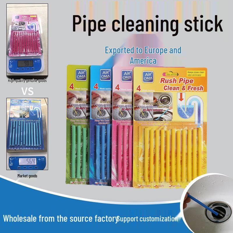 Air OMA Sewer Deodorant & Pipe Unclogging Stick for Bathtub Cleaning