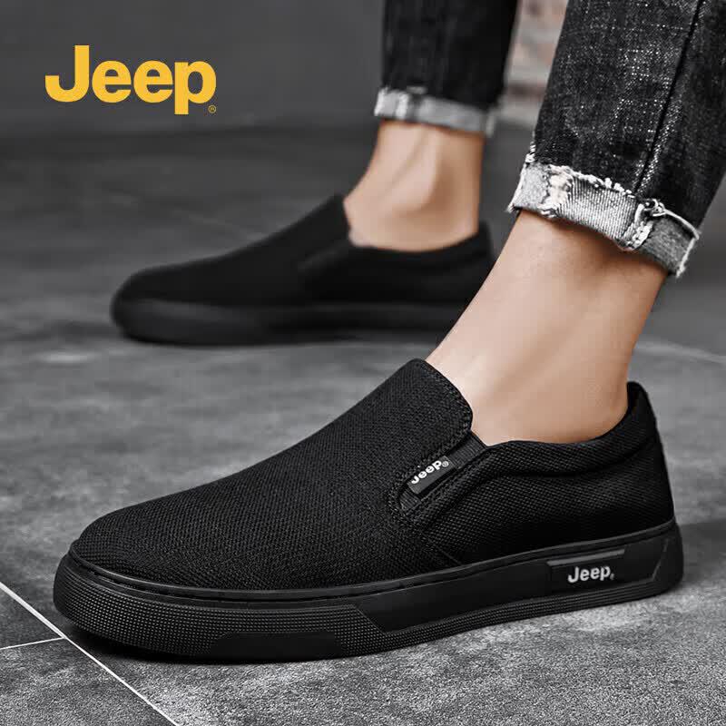 Jeep Men s Casual Slip-On Canvas Loafers 41