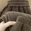 Shake Fleece Thickened Warm Outdoor Windproof Pants for Autumn and Winter Men's Sports Plus Size Ankle Tied Warm Sanitary Pants