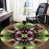 1pc Kaleidoscope PatternsChair Carpet for Office, Indoor Non-Slip Washable Polyester Fiber Carpet, Mat For Office, Machine Washable