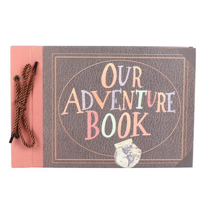 Photo Album DIY Vintage Tether Loose Leaf Picture Scrapbook for Recording Wedding Travelling