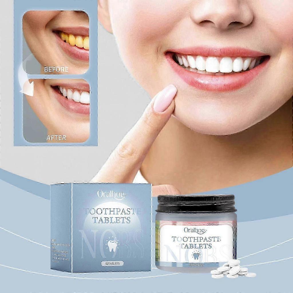 Toothpaste tablets Gentle ingredients cleaning teeth dirt protection enamel dental care toothpaste tablets 2025