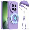 Liquid Silicone Skin Feel Case For Magic 8/7/6 Pro Lite Honor 600/500/400 Pro Lite Smart X9D X9B X9C X8B X8C Magnetic Cover
