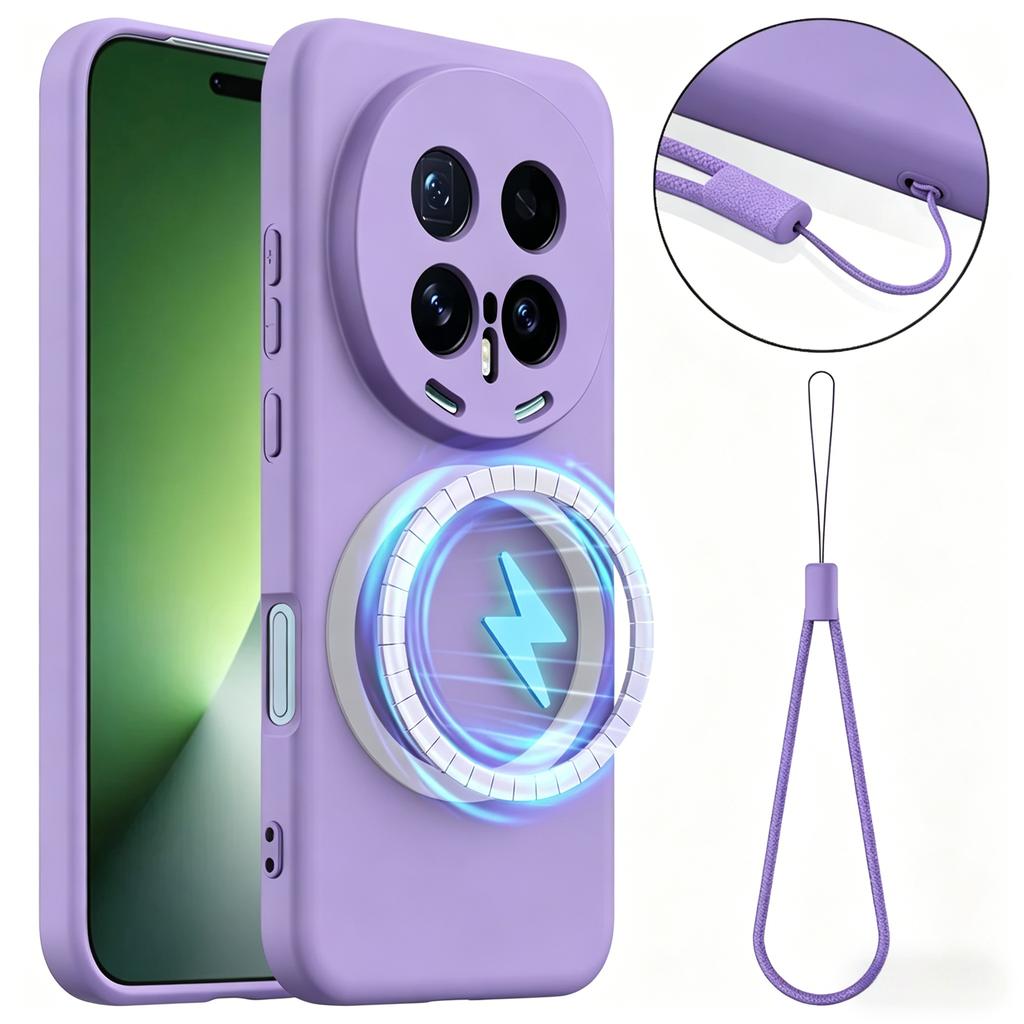 Liquid Silicone Skin Feel Case For Magic 8/7/6 Pro Lite Honor 600/500/400 Pro Lite Smart X9D X9B X9C X8B X8C Magnetic Cover