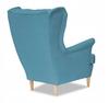 Gaja Scandinavian Family Furniture Wing Chair TURQUOISE for Feeding Kids