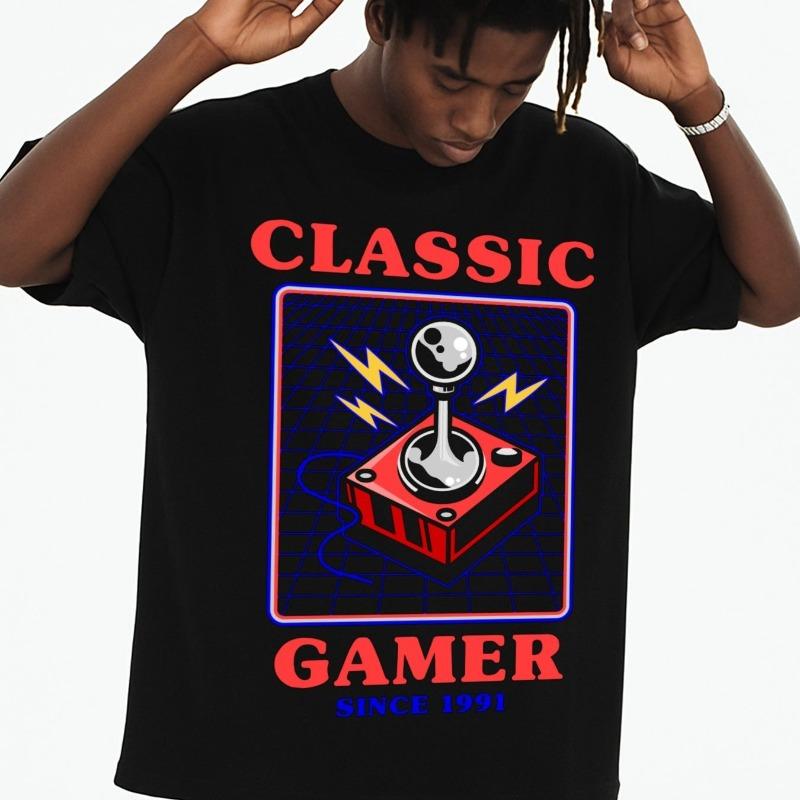 

European sizes Men S T-Shirt Black | Casual Cool Shirts, Funny, Breathable Fabric, Crew Neck, Short Sleeves, Trendy Print Design 4XL