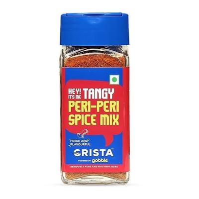 Crista Tangy Peri-Peri Spice Mix | Exotic Spices | Multi-purpose Seasoning | Trans Fat Free | Vegan | Zero Added Colours | 45 Gms