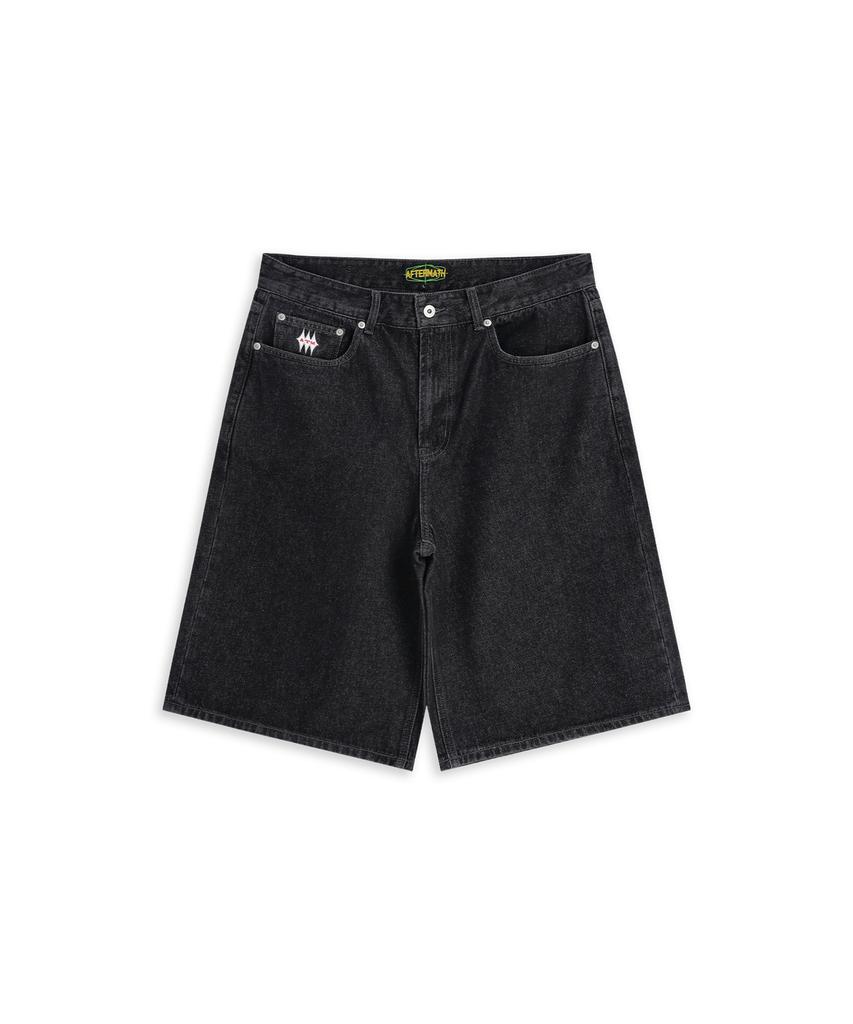 AFTERMATH Denim Shorts Black