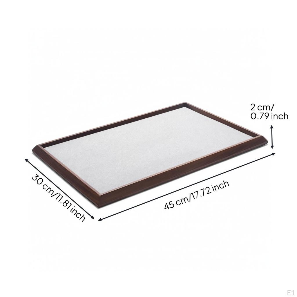 Shielded Jewelry Display Tray | Raised Edges, Space Saving Design, Organizer Tray, for