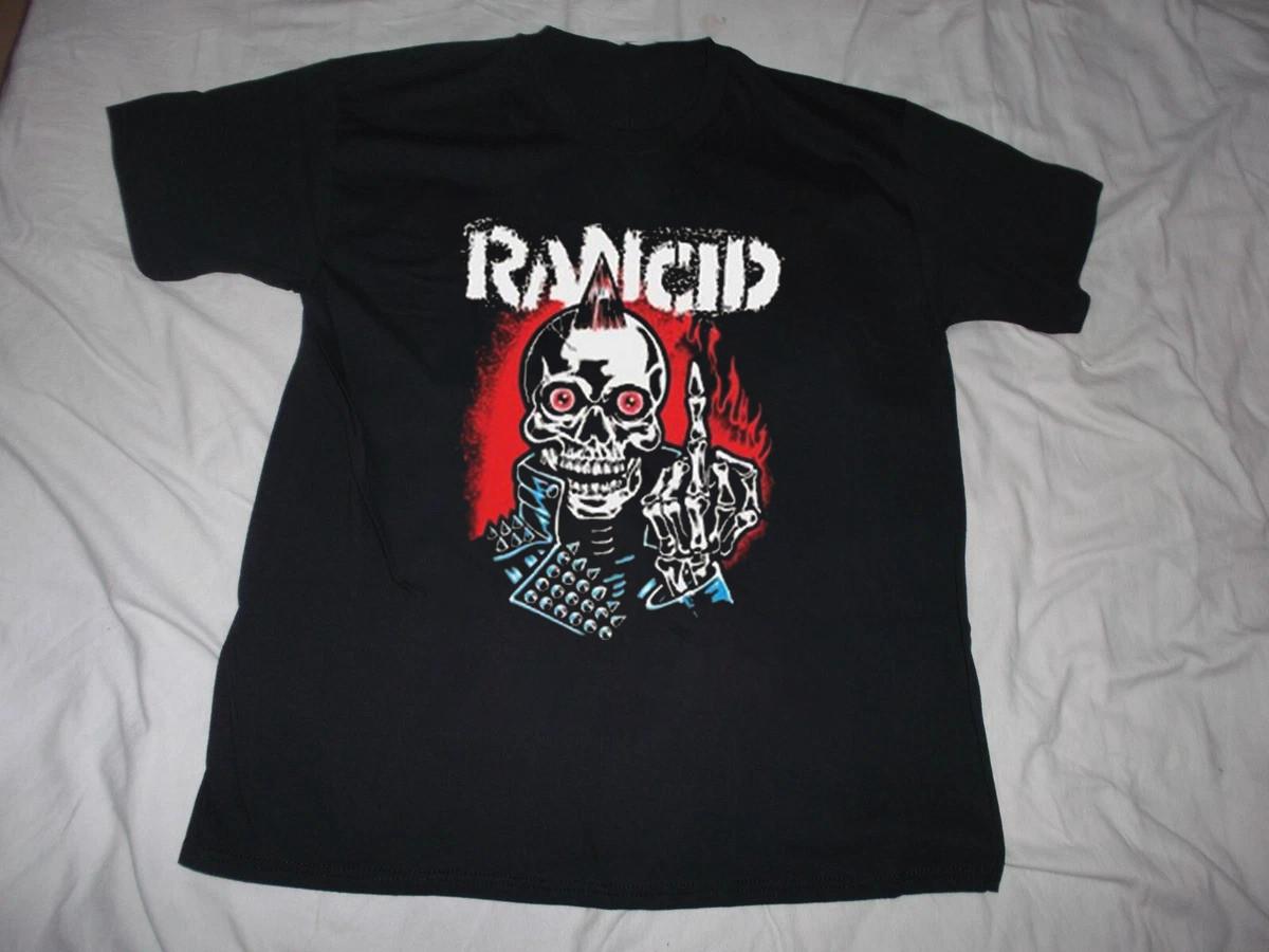 Rare Rancid Band Middle Finger Tour 2024 Black S to 5XL Shirt VK135 XL