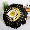 Retro Sun and Moon Umbrella Automatic Open/close, Sturdy Iron Frame & 8-Rib Struct, Umbrella for Women & Men, Christmas Gifts