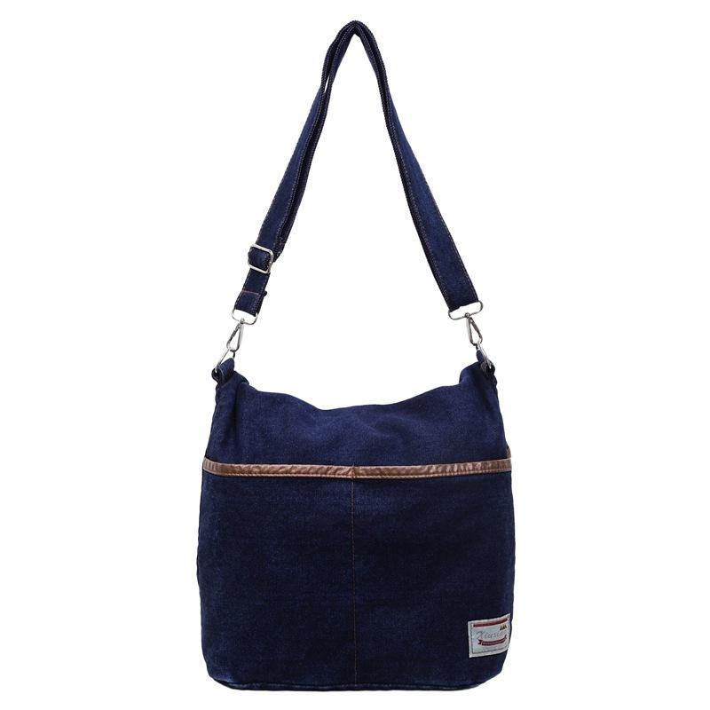 

Vintage Denim Crossbody Bag Women s Shoulder Bag Lightweight Commuter Underarm Bag