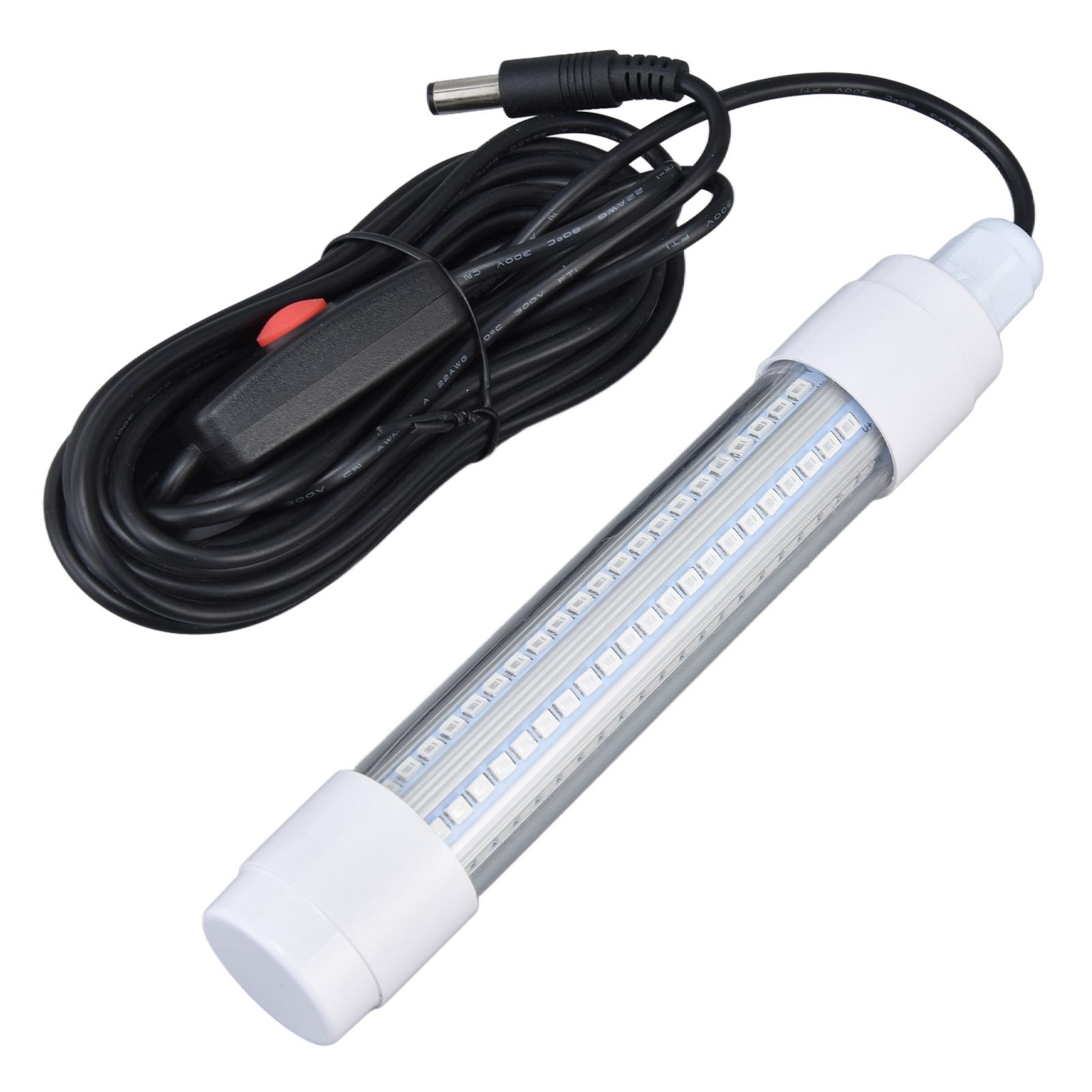 

Fishing Light 126 LED IP68 Waterproof 1000lm Submersible Night Fish Finder Lamp 13W AC12‑36V Type 1