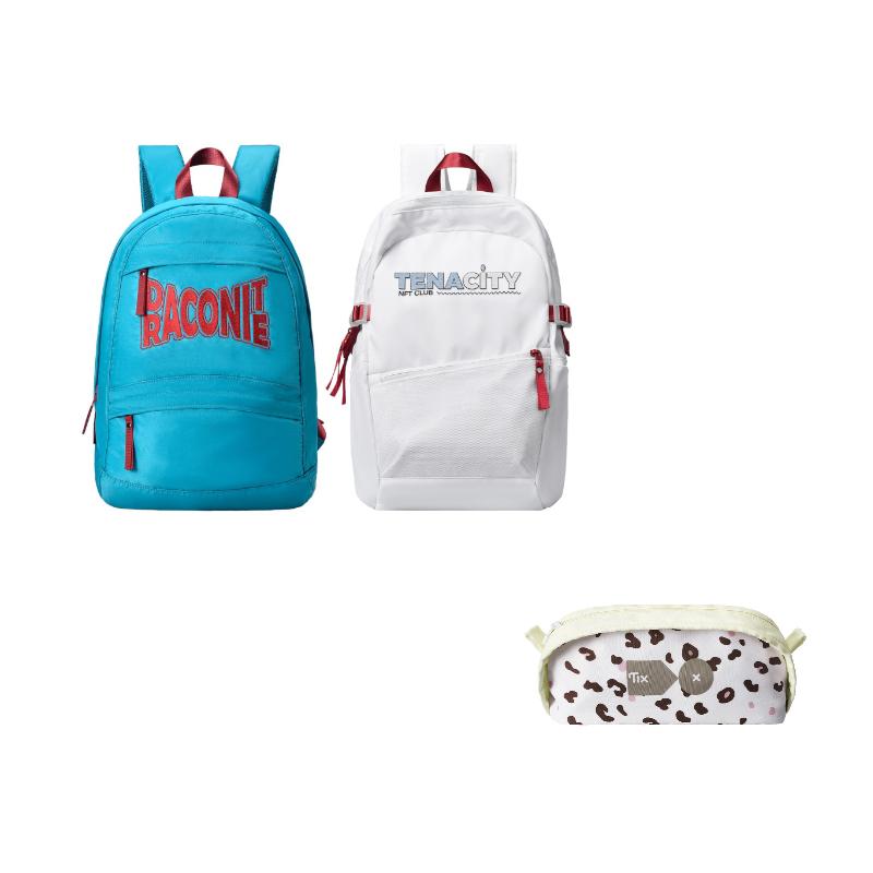 DRACONITE Polyester Backpack Regular Unisex Blue DRA1088