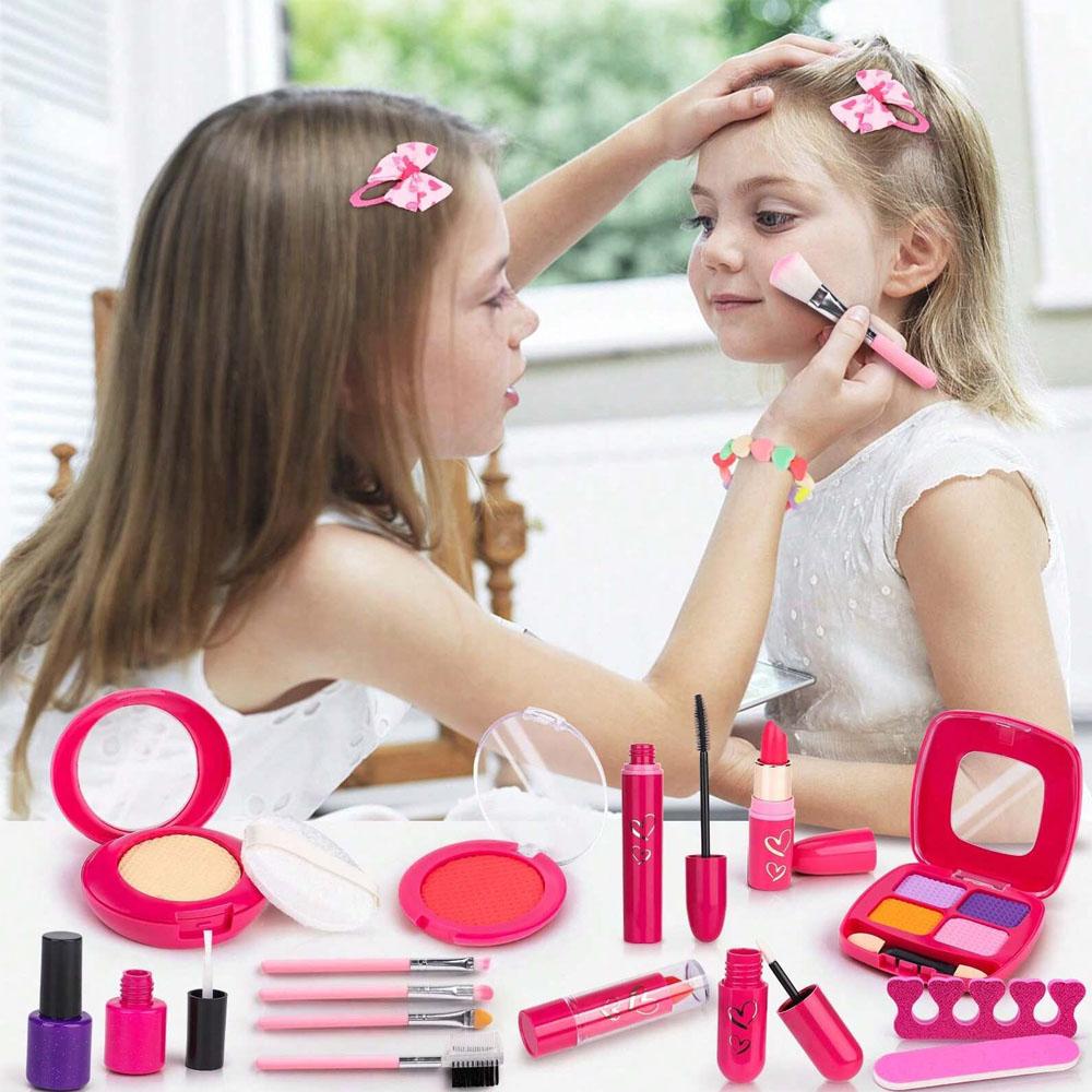 Girl Gifts Pretend Play Makeup Toys Beauty Set for Toddler Little Girls Age 3 4 5 6-8 Kids Your Princess Children's Day Birthday