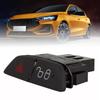 Black Hazard Warning Button Control Switches BM5T13A350AA, Dashboard Light Replacement Part with Red Hazard Icon and Plastic Housing Body Panel