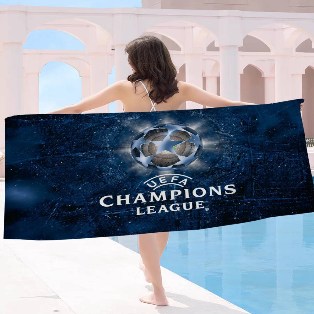 Fashion C-Champions Beach Towel Colorful Bath Towels for Girl Microfiber Quick Dry Sand Free Beach Yoga Spa Gym Pool