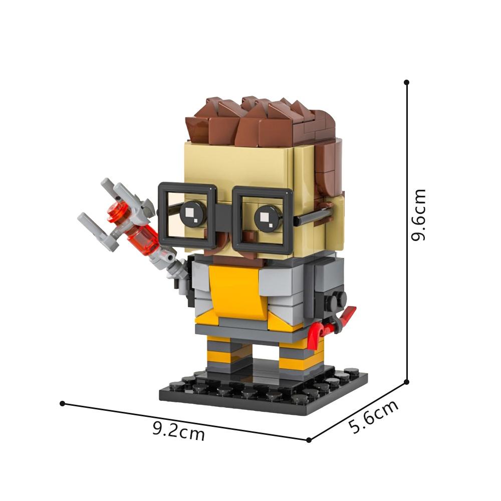 MOC Half-Life 2 Gordon Freeman Building Blocks Model Gordon Freeman Action Figures DIY Bricks Assemble Toys Kids Birthday Gifts