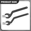 2x Offset Wrenches 16mm 24mm Clamp RA1152 Replace Practical Accessory Sturdy for Router Bit