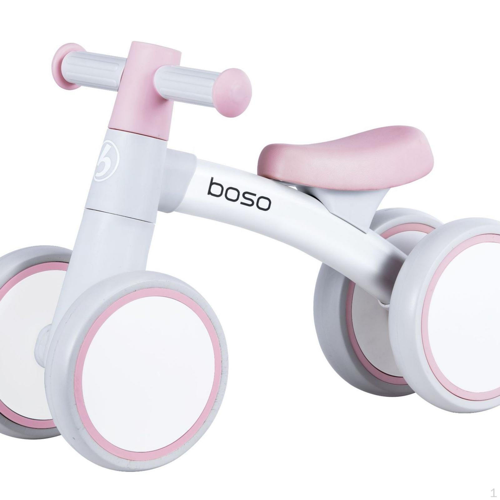 4Wheel Balance Bike Pedal Lightweight Young Child Glider for Children, Beginners,