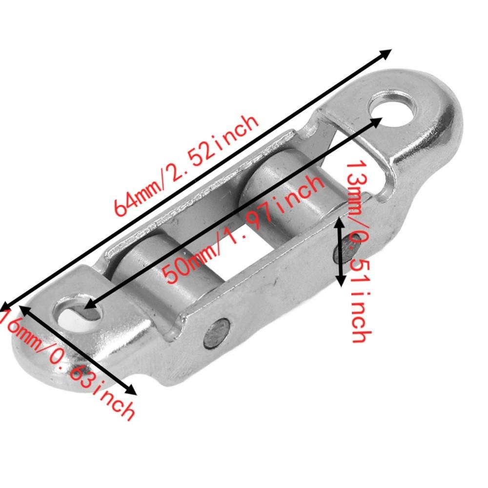 4pcs Double Bearing Window Pulley Wheels Zinc Alloy Door Window Fittings Sliding Door