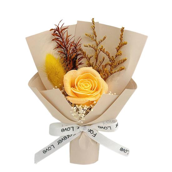 

Eternal Rose Flower Mini Aromatherapy Soap Rose Bouquet Artificial Flower Arrangement Romantic Scented Flower Gift for Women Mom Wife Best Friend