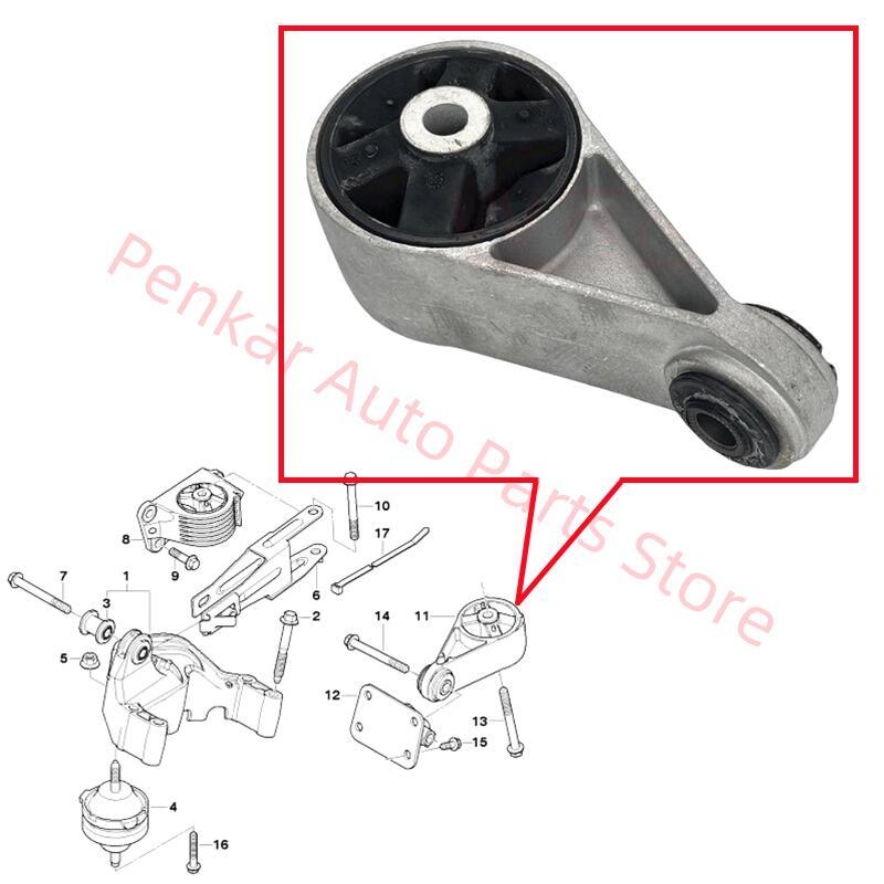 22116756406 Lower Engine Rubber Mount For MINI R50 R52 R53 Cooper S One D
