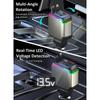 137W Retractable Car Charger for Lighter PD 65W Fast Charging Car Charger 90cm Retractable Lightning and Type-C Cables USB-A and USB-C Port Over-heat