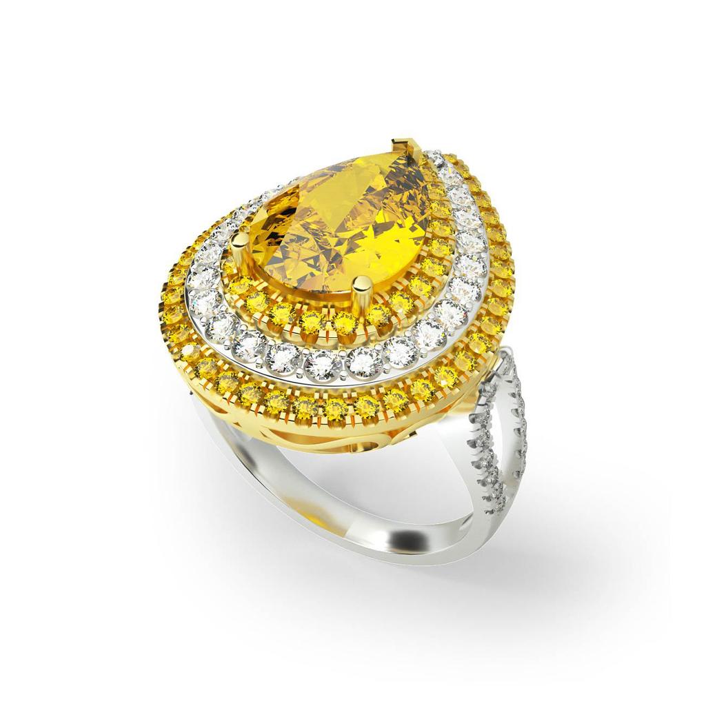 Gica Gema S925 Sterling Silber Mode Wassertropfen Temperament Klassischer Ring für Frauen Weiblicher feiner wunderschöner hochwertiger Schmuck Geschenk Hochzeit Verlobung