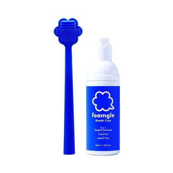 FOAMGLE Foam Gargle Super Mint & Tongue Cleaner Special Set
