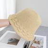 Wave Pattern Knitted Fisherman Hat Sun Protection Breathable Women Sun Hat Foldable Splicing Fisherman Hat Summer Sunshade