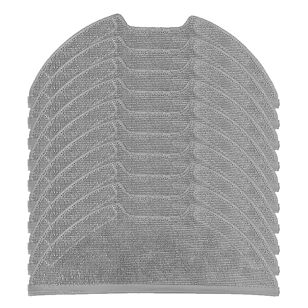 4/10 Pcs Of Washable, Reusable Mops Cloths For The EUREKAS E20 And Evos Plus Robots Vacuum Cleaners.