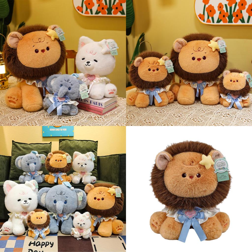 Circus Elephant Plush Toy Soft Cotton Sleeping Pillow For Girls And Kids