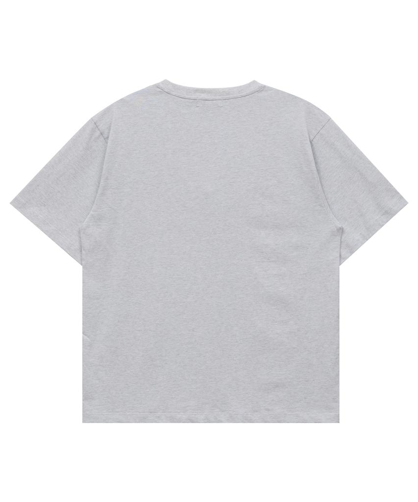 HOODHOOD Alien Slogan Short Sleeve T-Shirt Melange White