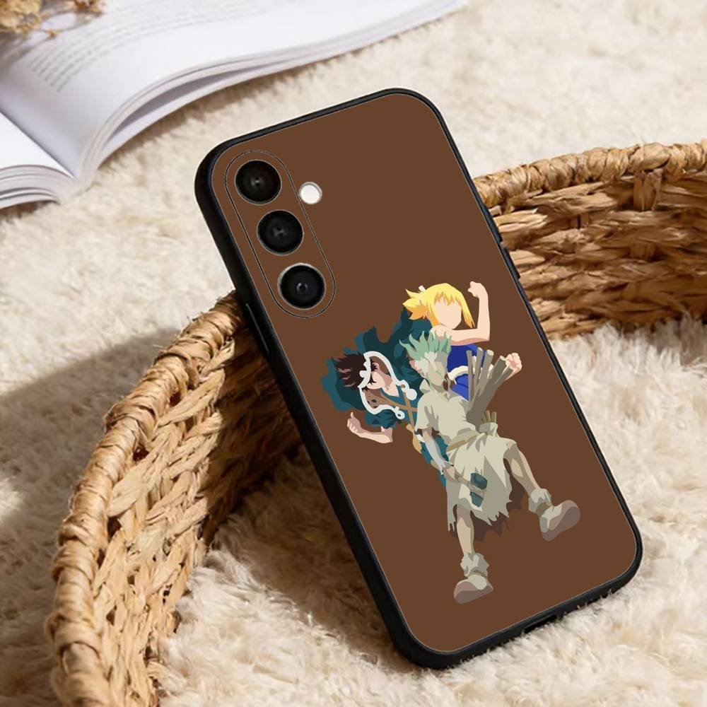 

D-Dr S-STONE Phone Case For Samsung Galaxy A91,80,73,72 ,71,53,52,32 ,31,22,21s,20,Soft Black Case Samsung a20s