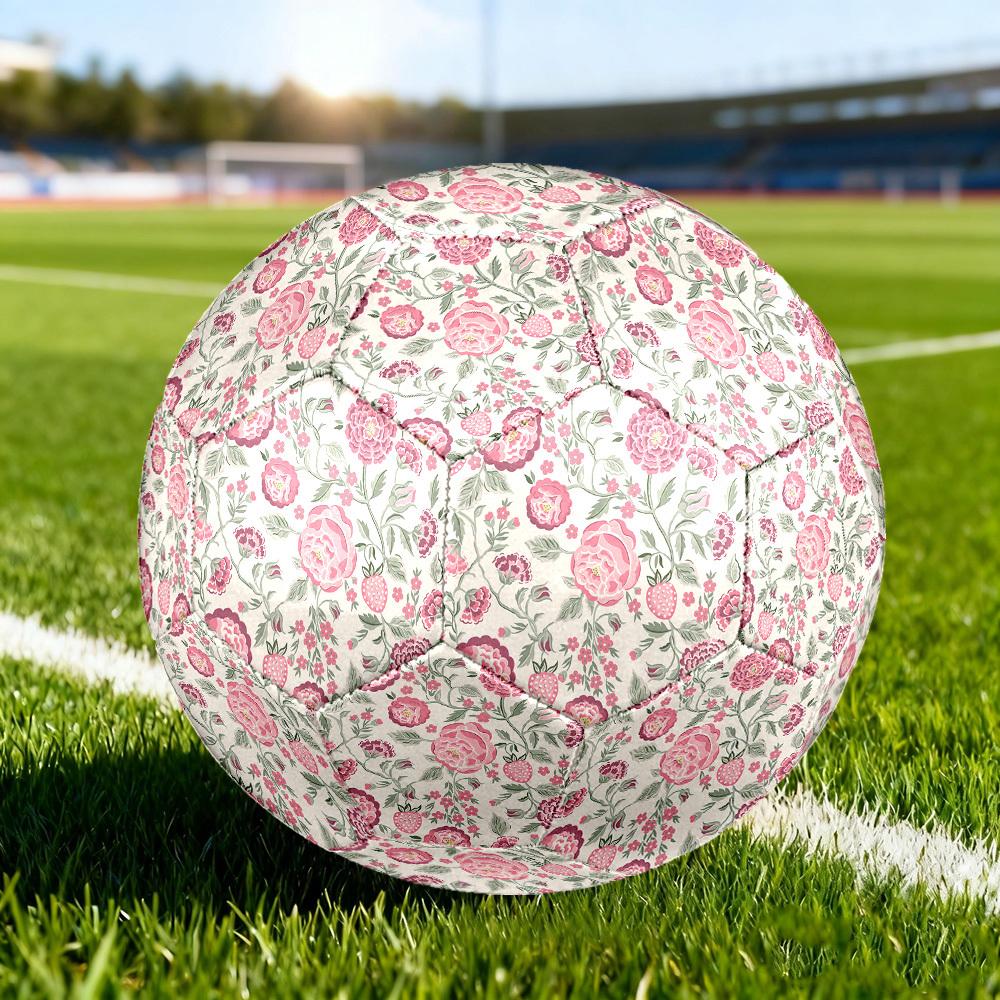 1pc Floral Garden Size 5 Soccer Ball Professional Match Training Football Indoor &Outdoor Sports Ball Lightweight Durable C6590