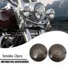 Turn Signal Light Cover Smoke Lens FIT For Harley Heritage Softail Touring 86-19