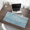 Non-slip Protective Desk Mat with Pastel Waves Print 90x45 cm