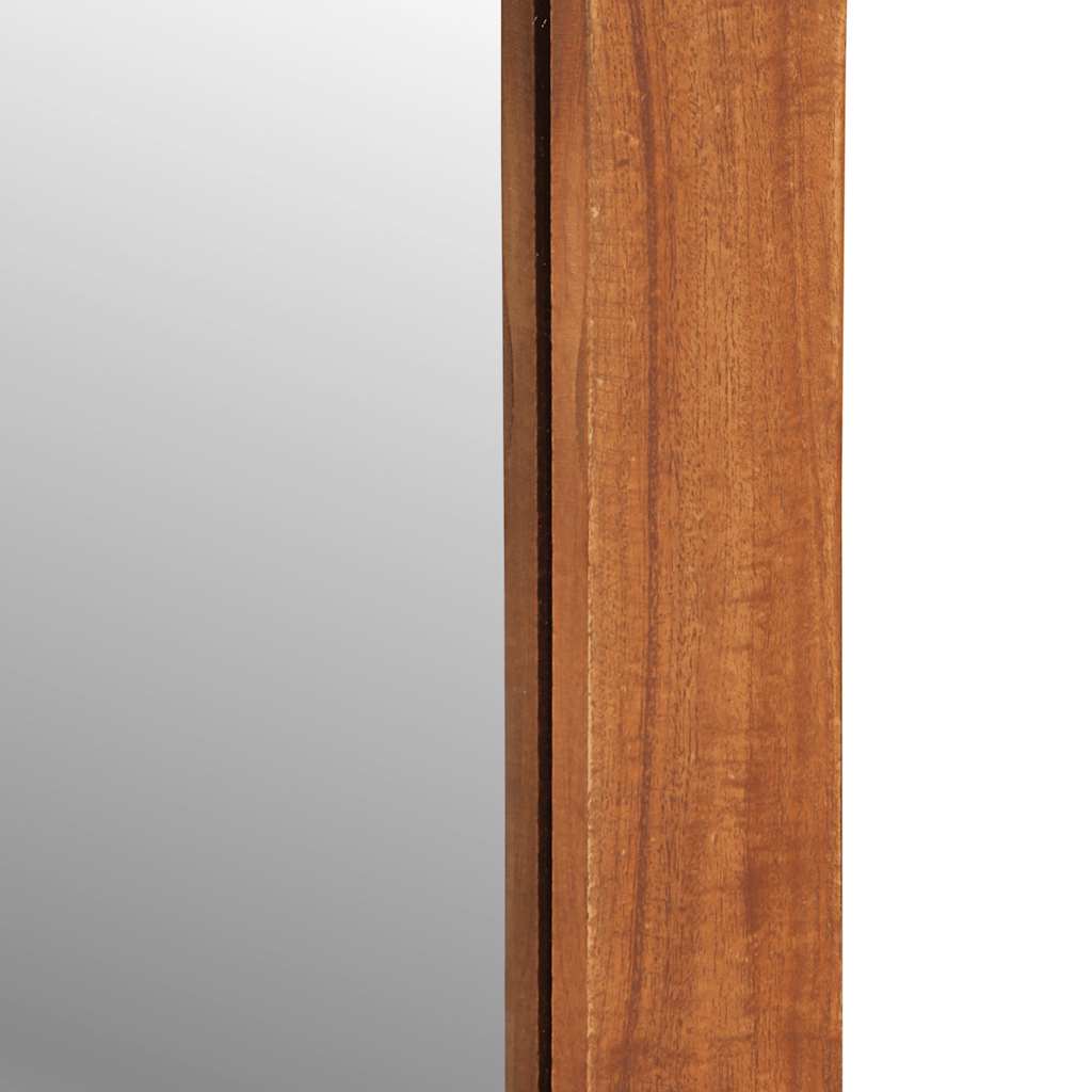 Vidaxl Lustro Ścienne Z Szufladami, 60X33X90 Cm, Lite Drewno Akacjowe