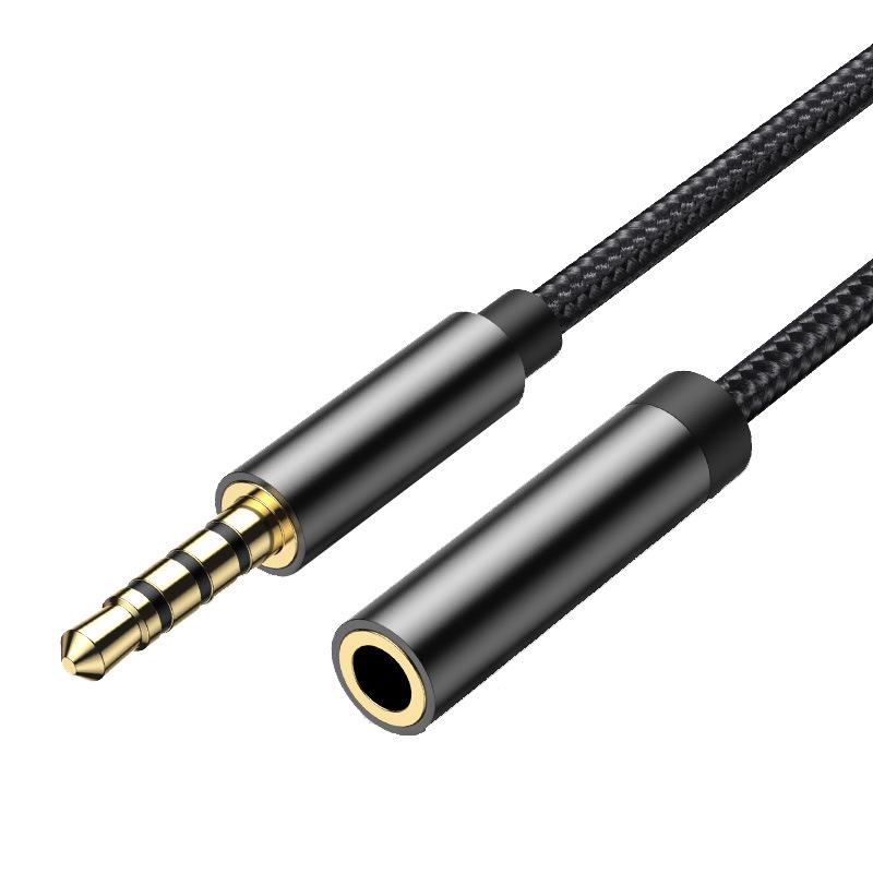 3.5mm Male to Female Audio Extension Cable for Headphones, Speakers, Microphones, Computers, and Mobile Phones