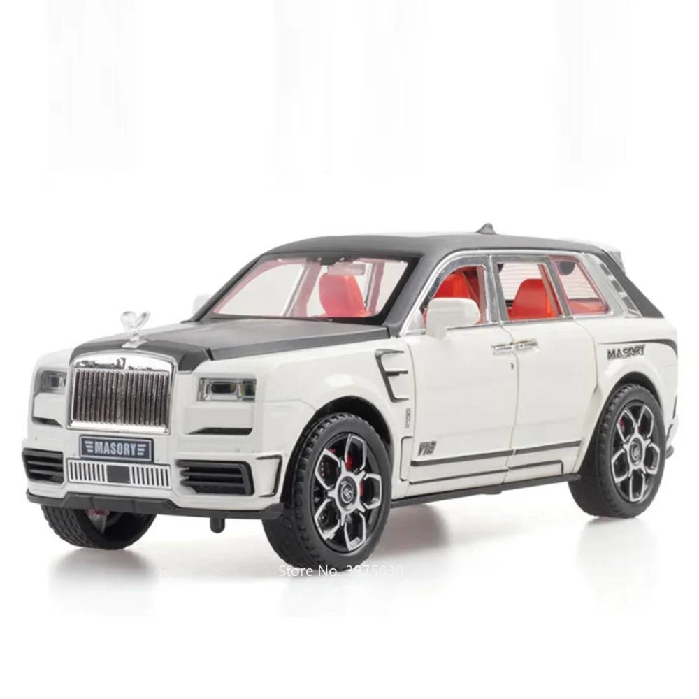 1:24 Rolls Royce Dawn Cullinan Mansory Model Speelgoedauto Terugtrekken Openklapbare Vrachtwagen Miniatuur Voertuigen Attent Cadeau Voor Verjaardagen