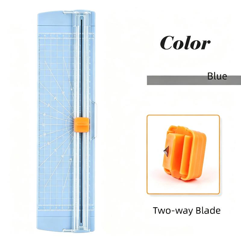 Double Sided Cutting A4 Paper Cutter Small Mini Paper Cutter Student Hand Made Ledger Cutting Photo