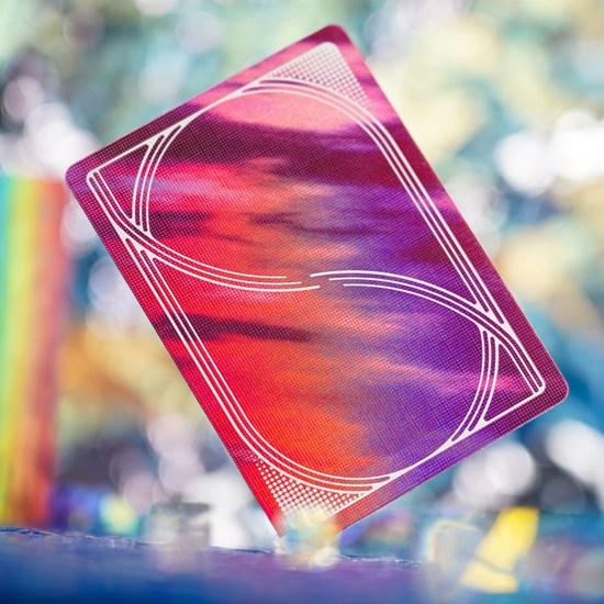 Carte magică de lux strălucitoare curcubeu holo cardistry carte de bicicletă carte de joc cadou unic de ziua de naștere, joc coreean popular