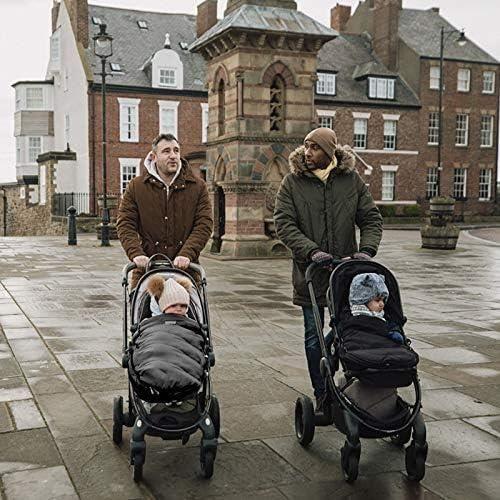 Chancelière universelle pour poussette - mhoyi - convient pour bébé de 0 à 36 mois - gris - mixte