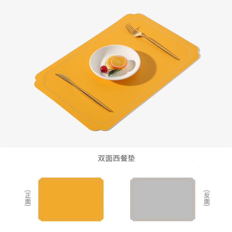 4 Pcs Nordic Style Table Mat Anti-Slip Water-Proof Placemat Coaster Mats Dining Tablemat Silicone Coaster Kitchen Accessories